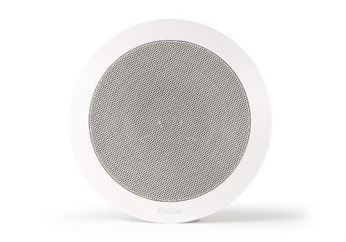 FONESTAR - Altavoz 8" 15W con transformador rejilla metálico blanco