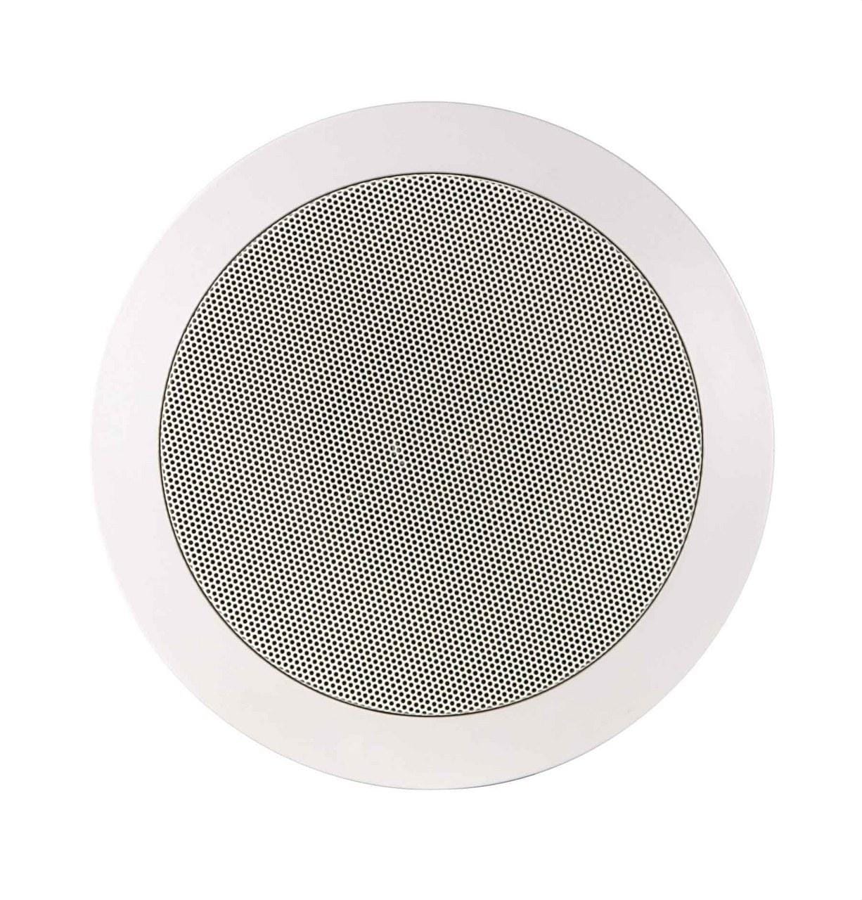 FONESTAR - Altavoz 8" 60W coaxial transformador rejilla metálico blanco