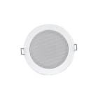 FONESTAR - Altavoz 3" 15W con transformador rejilla metálico blanco