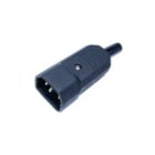 FONESTAR - Conector red para conexión alimentación hembra 2 pines+tierra