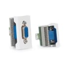 FONESTAR - Conector VGA D15 hembra 1 / 2 panel conexión rápida sin tornillo