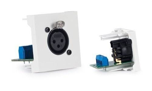 FONESTAR - Conector XLR hembra 1 panel conexión