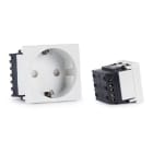 FONESTAR - Base enchufe bipolar toma tierra 250VCA 16A 1 panel conexión