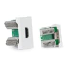 FONESTAR - Conector HDMI hembra 1 / 2 panel conexión sin tornillo