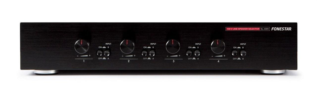 FONESTAR - Selector altavoz monofásico 4 línea 100V