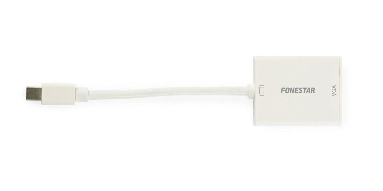 FONESTAR - Adaptador Mini display port VGA D15 hembra