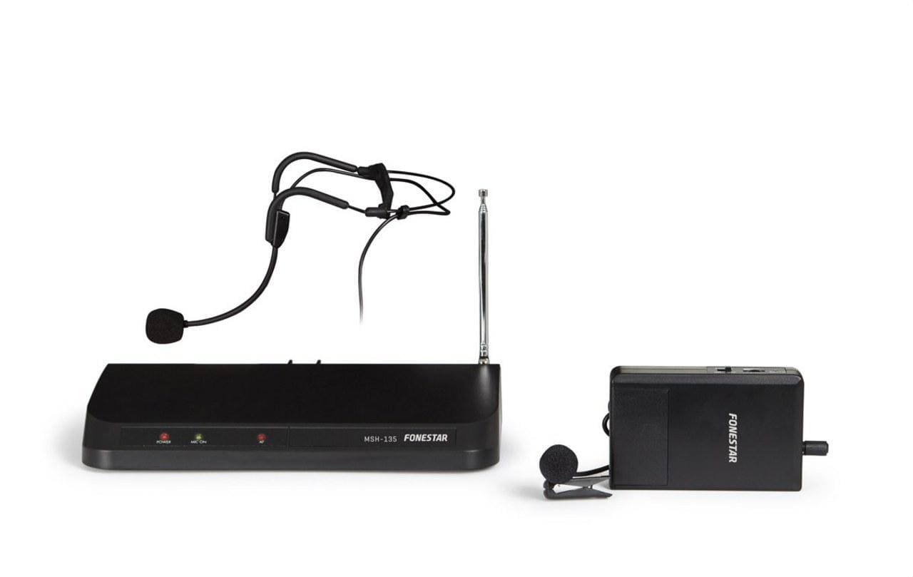 FONESTAR - Receptor VHF con micrófono solapa / cabeza