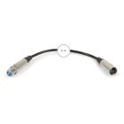FONESTAR - Conexión XLR-XLR hembra-macho 2m negro