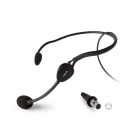 FONESTAR - Micrófono unidireccional cabeza adaptable Mini XLR 3 pines