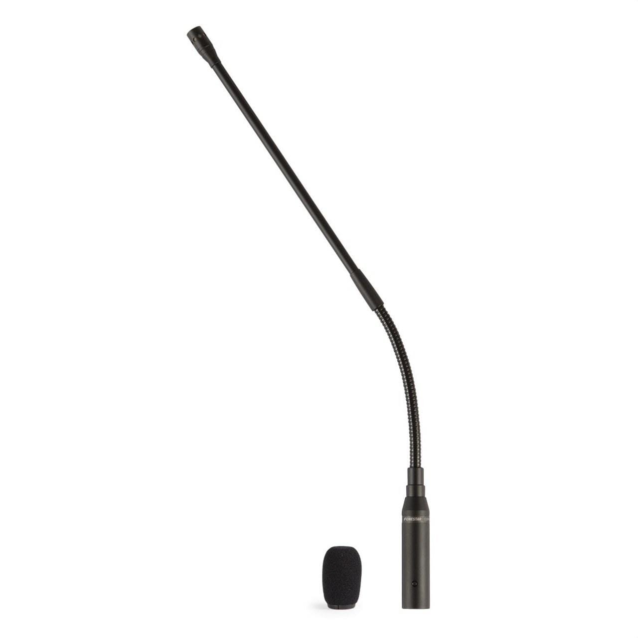 FONESTAR - Micrófono condensador 45cm con flexo tubo