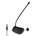 FONESTAR - Micrófono condensador sobremesa unidireccional 32cm con baja silueta