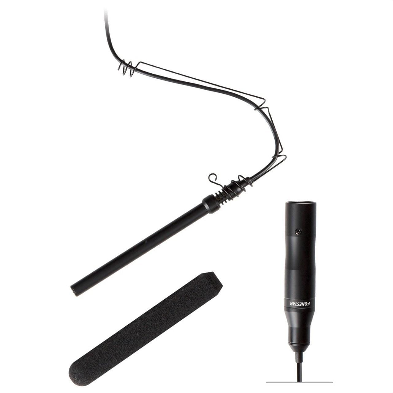 FONESTAR - Micrófono suspensión cable 9,5m XLR macho