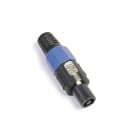 FONESTAR - Conector speakon macho 4 contactos bloqueo E / S altavoz