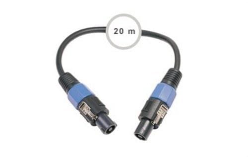 FONESTAR - Conexión speakon-speakon macho-macho 20m