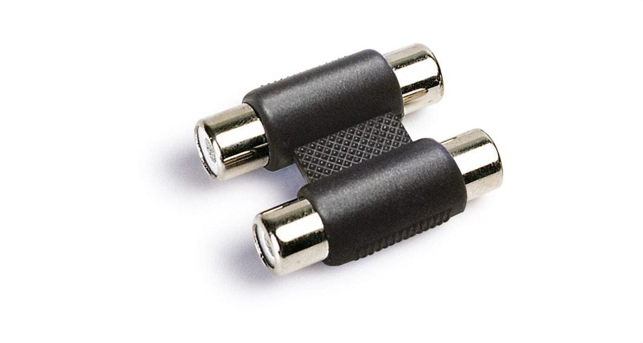 FONESTAR - Adaptador 2 RCA audio estéreo hembra-hembra