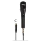 FONESTAR - Micrófono dinámico cable 4m extensible PF4 hembra DIN5 negro