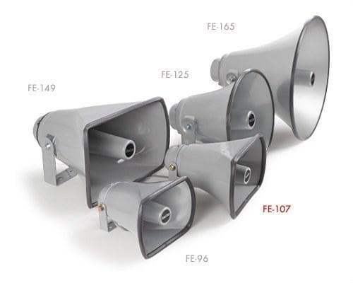 FONESTAR - Altavoz exponencial rectangular FE 30W 23,5x17,5 gris