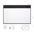 FONESTAR - PANTALLA PROYECCION ELTCA.120" MOT.SINC.