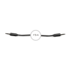FONESTAR - Conexión audio Jack 3,5mm estéreo macho-macho 1,5m negro