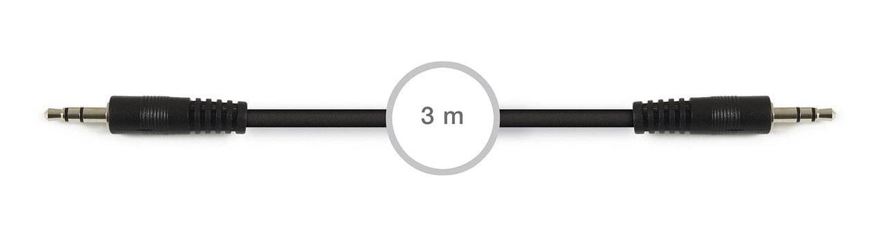 FONESTAR - Conexión Jack 3,5mm estéreo macho-macho 3m