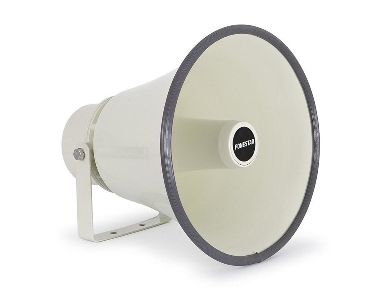 FONESTAR - Altavoz exponencial redondo FE 30W transformador 26x26cm marfil