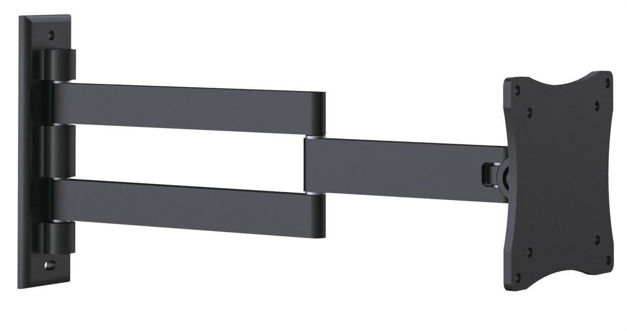FONESTAR - Soporte orientable brazo doble 11cm pantalla 10-19" negro