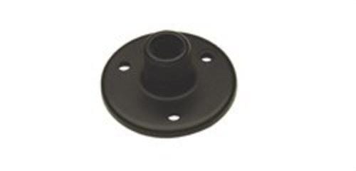 FONESTAR - Base sobremesa atornillable redondo diámetro 4,5cm negro