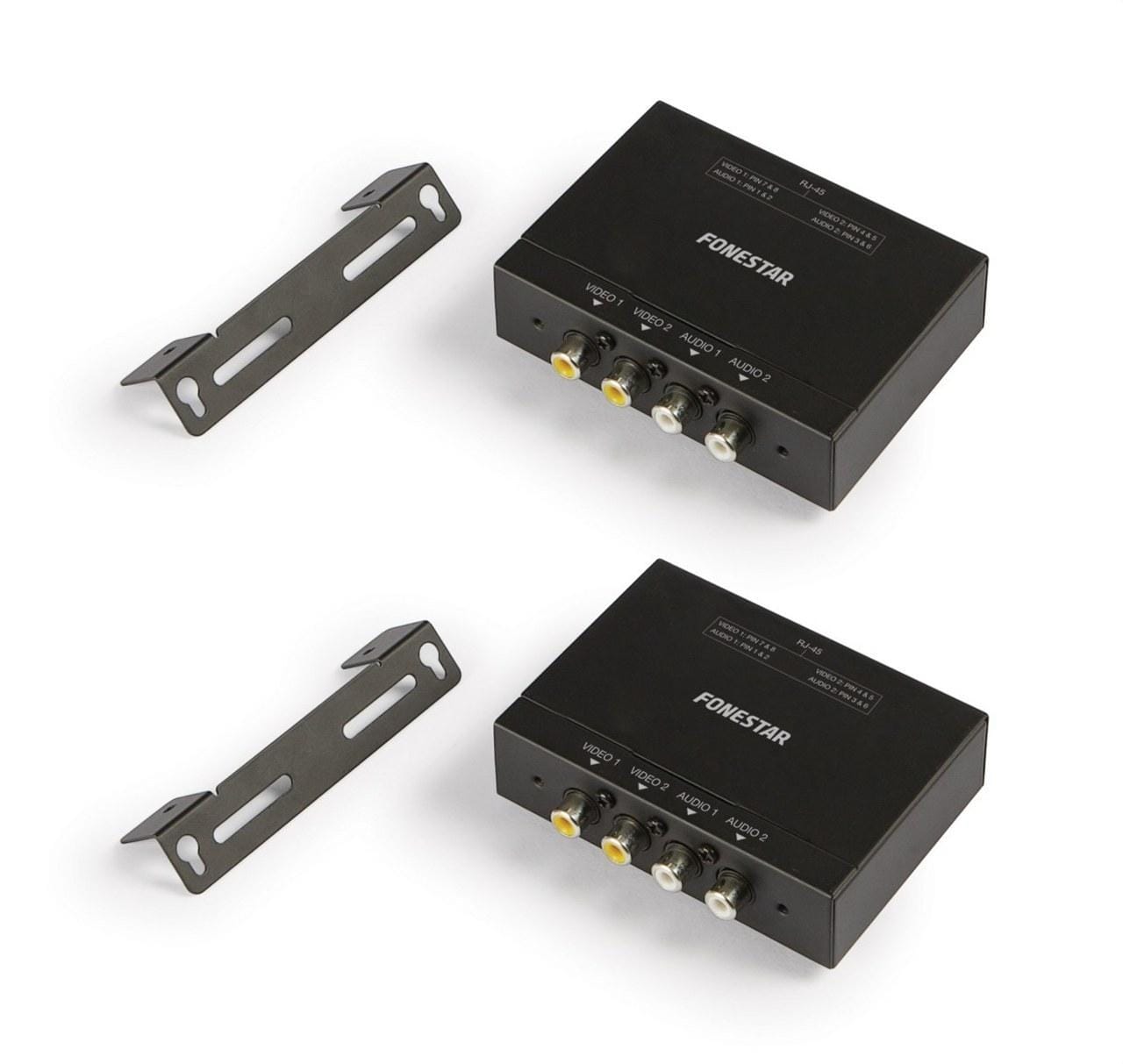 FONESTAR - Prolongación balun audio / video cable categoría 5