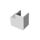 UNEX - Ángulo plano de 60x190 mm Unex en U24X color gris