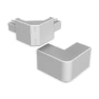 UNEX - Ángulo exterior de 16x16 mm Unex en U24X color gris