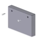 UNEX - Tapa final de 70x100 mm Unex en U24X color aluminio