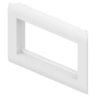 UNEX - Adaptador de 2 mecanismos Simon 500 en tapas de 80 mm Unex en U24X color blanco