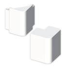 UNEX - Ángulo exterior de 60x90 mm Unex en U24X color blanco