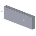 UNEX - Tapa final de 70x210 mm Unex en U24X color aluminio