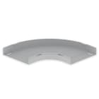 UNEX - 66 CURVA PLANA DE 90° GRIS RAL7035 60X300 U23X