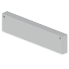 UNEX - Tapa final de ancho 60x300 mm Unex en U23X color gris