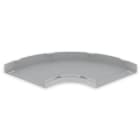 UNEX - 66 CURVA PLANA DE 90° GRIS RAL7035 60X400 U23X
