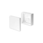 UNEX - Caja de conexión y derivación de 70x70x27 mm Unex en U24X color blanco