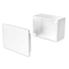 UNEX - Caja de conexión y derivación de 110x110x45 mm Unex en U24X color blanco