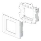 UNEX - Adaptador vertical de 1 mecanismo Simon 27 en tapas de 65 mm Unex en U24X color blanco
