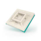 UNEX - Base adhesiva 19x19 Unex en U60X color natural