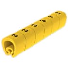 UNEX - Señalizadores precortados 3 2-5 mm Unex en PVC plastificado color amarillo