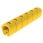 UNEX - Señalizadores precortados 7 2-5 mm Unex en PVC plastificado color amarillo