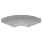 UNEX - 66 CURVA PLANA DE 90° GRIS RAL7035 100X500 U23X