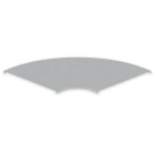 UNEX - Tapa de curva plana 90° de 100x600 mm Unex en U23X color gris