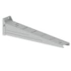 UNEX - Soporte horizontal de 100x600 mm Unex en acero inoxidable color gris