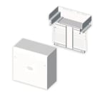 UNEX - Caja de conexión-derivación de 220x220x112 mm Unex en U24X color blanco