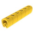 UNEX - Señalizadores precortados L 2-5 mm Unex en PVC plastificado color amarillo