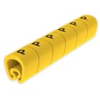 UNEX - Señalizadores precortados P 2-5 mm Unex en PVC plastificado color amarillo