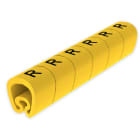 UNEX - Señalizadores precortados R 2-5 mm Unex en PVC plastificado color amarillo